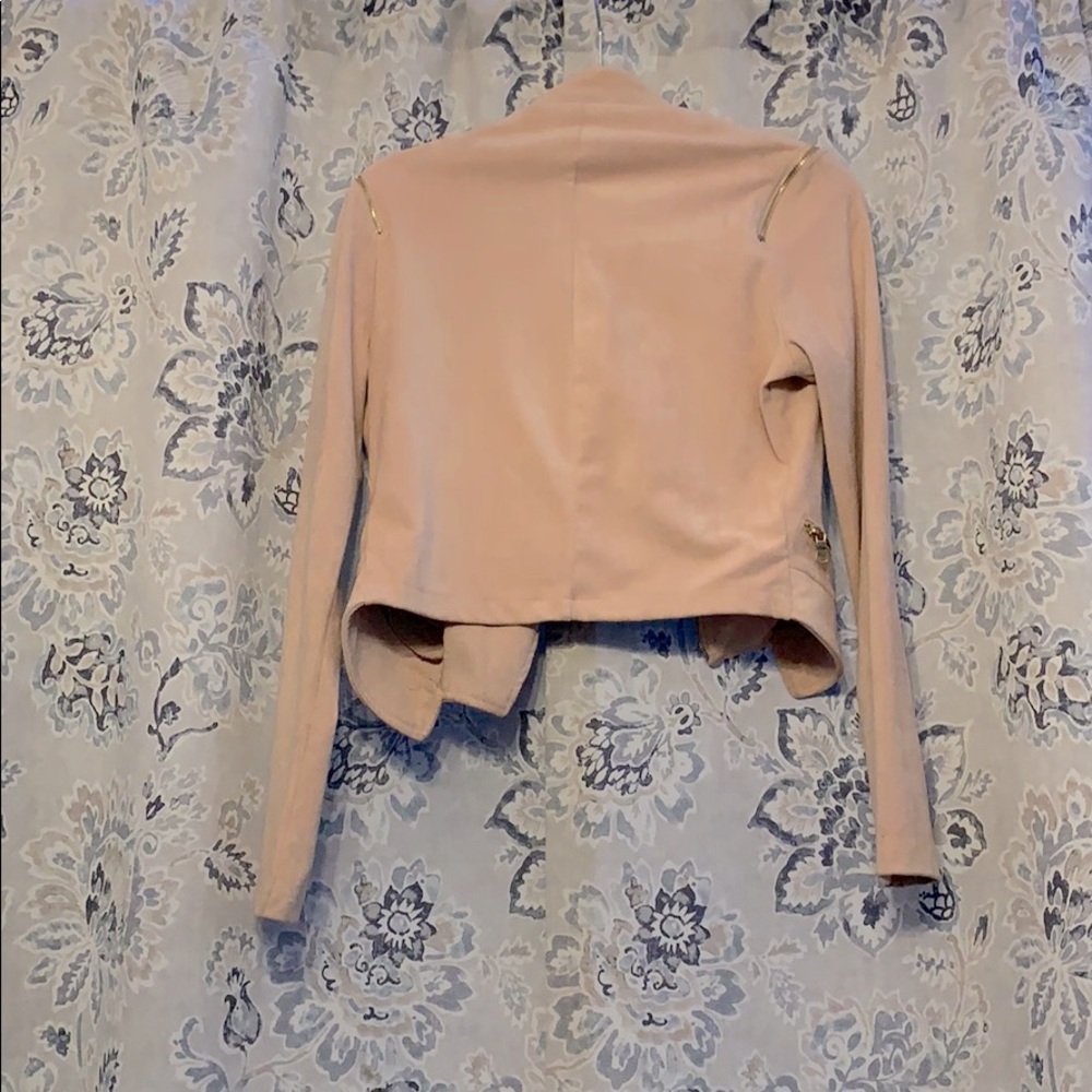 Pink suede jacket - Picture 2 of 2